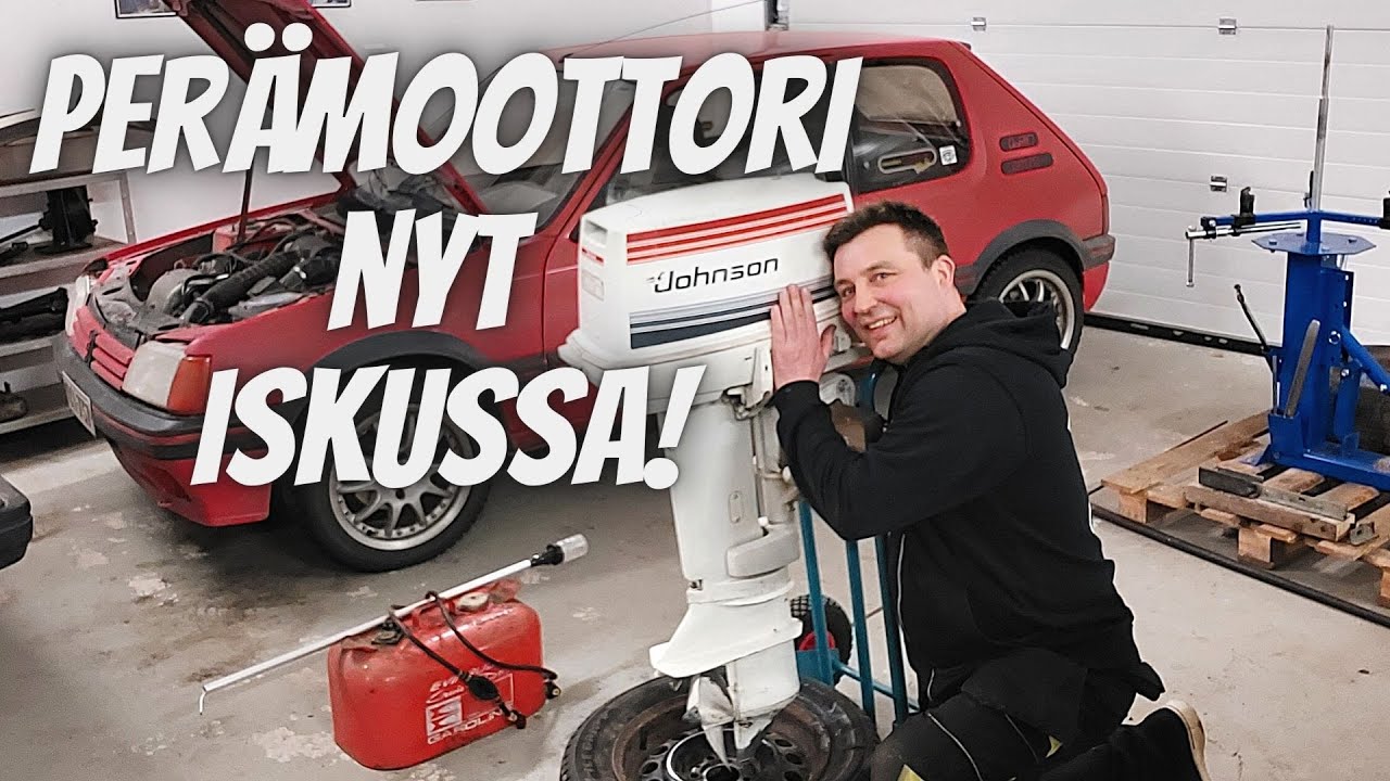 Johnson perämoottori huollettu | Moottorin historiaa ja tyyppikilpi |