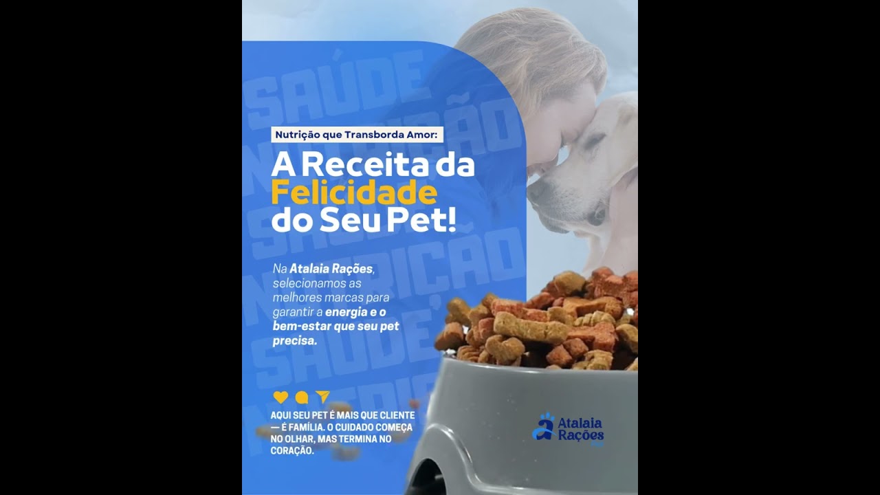 A Receita da Felicidade do Seu Pet!
