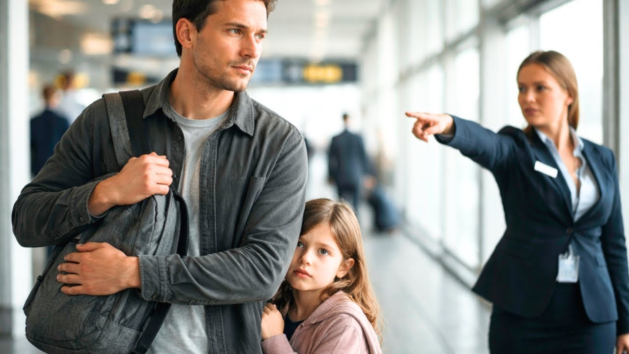 Get the Hell Out,” Airport Staff Kicked Out the Single Dad — Seconds Later, His Private Jet Landed
