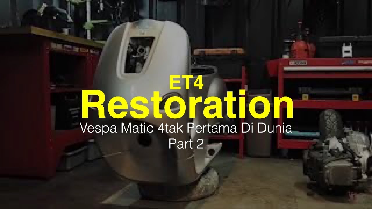 Vespa ET4 2002 150cc Full Restoration #2