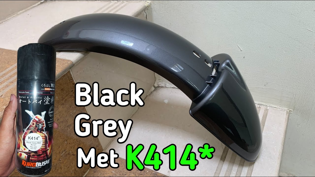K414* Black Grey Met of Samurai Paint