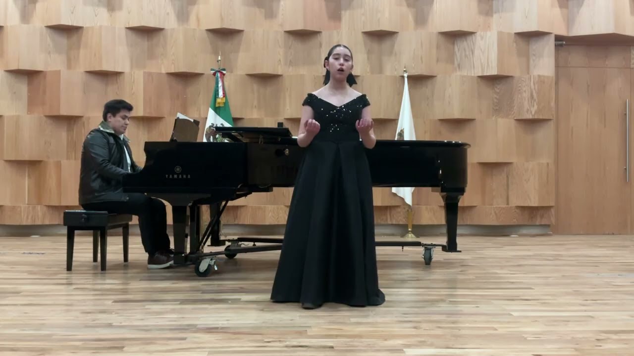 Pieza “Caro mio ben - Tommaso Giordani” Solista Sara Gutiérrez (Soprano)