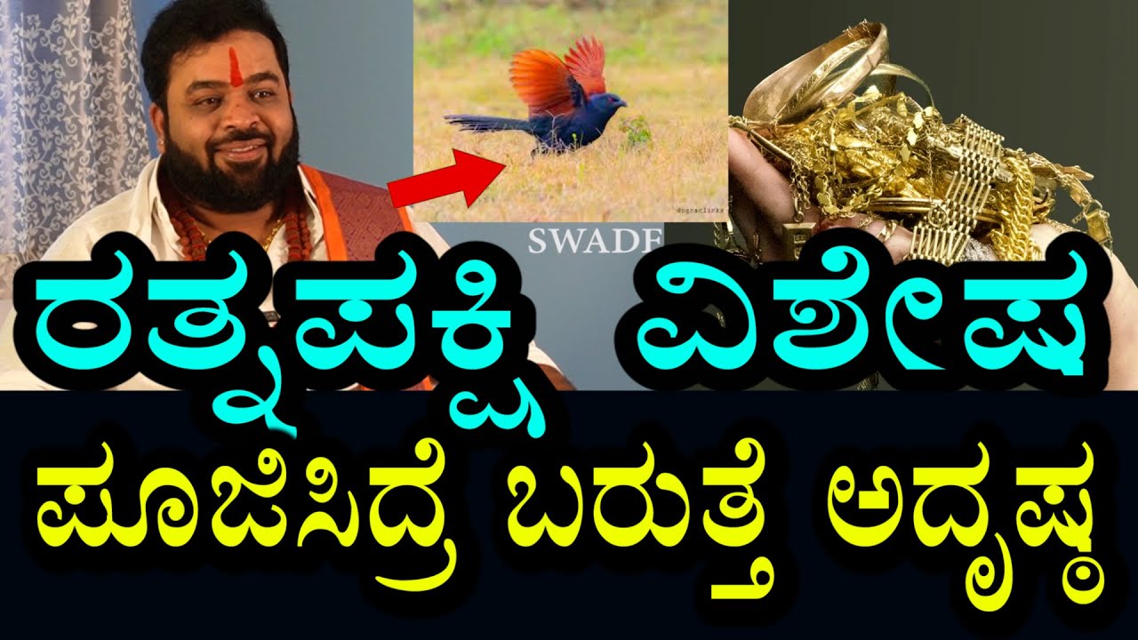 ರತ್ನಪಕ್ಷಿ ನಿಮ್ಮ ಅದೃಷ್ಟವನ್ನೇ ಬದಲಿಸುತ್ತೆ । ಇದು ವಿಶೇಷ ಮಾಹಿತಿ