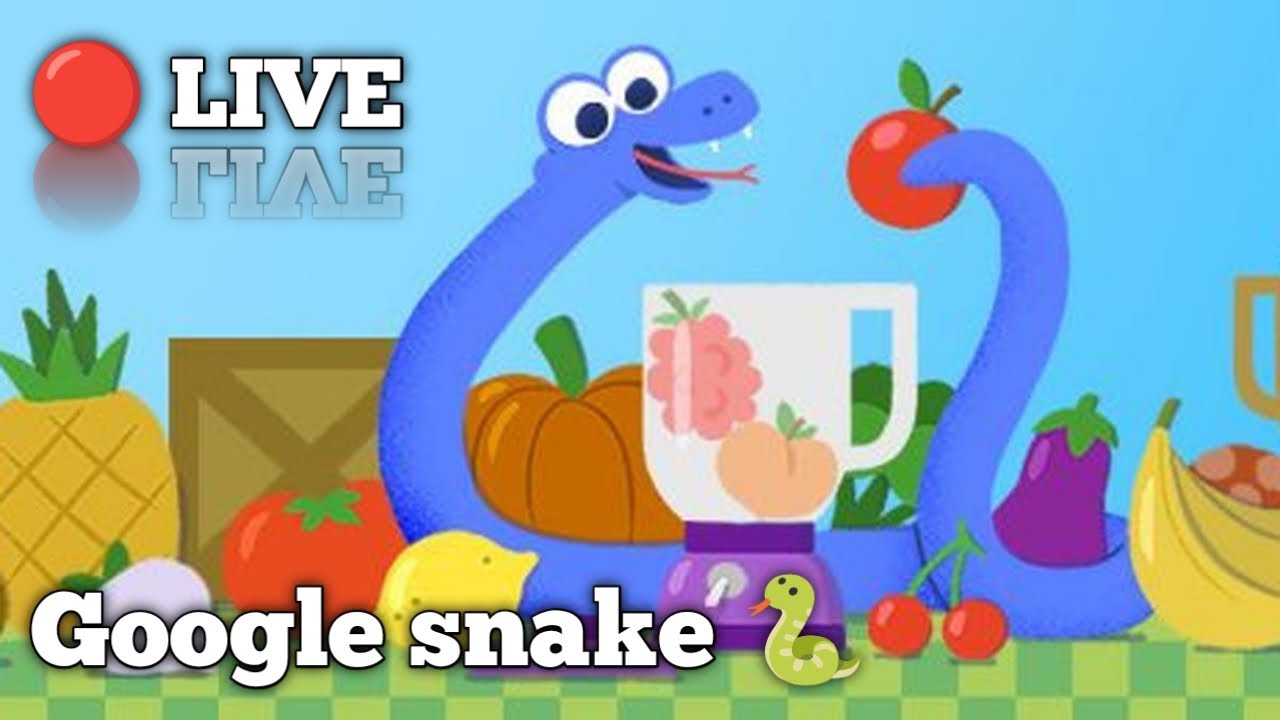 Google snake game 🐍 🔴 LIVE STREAM #gaming
