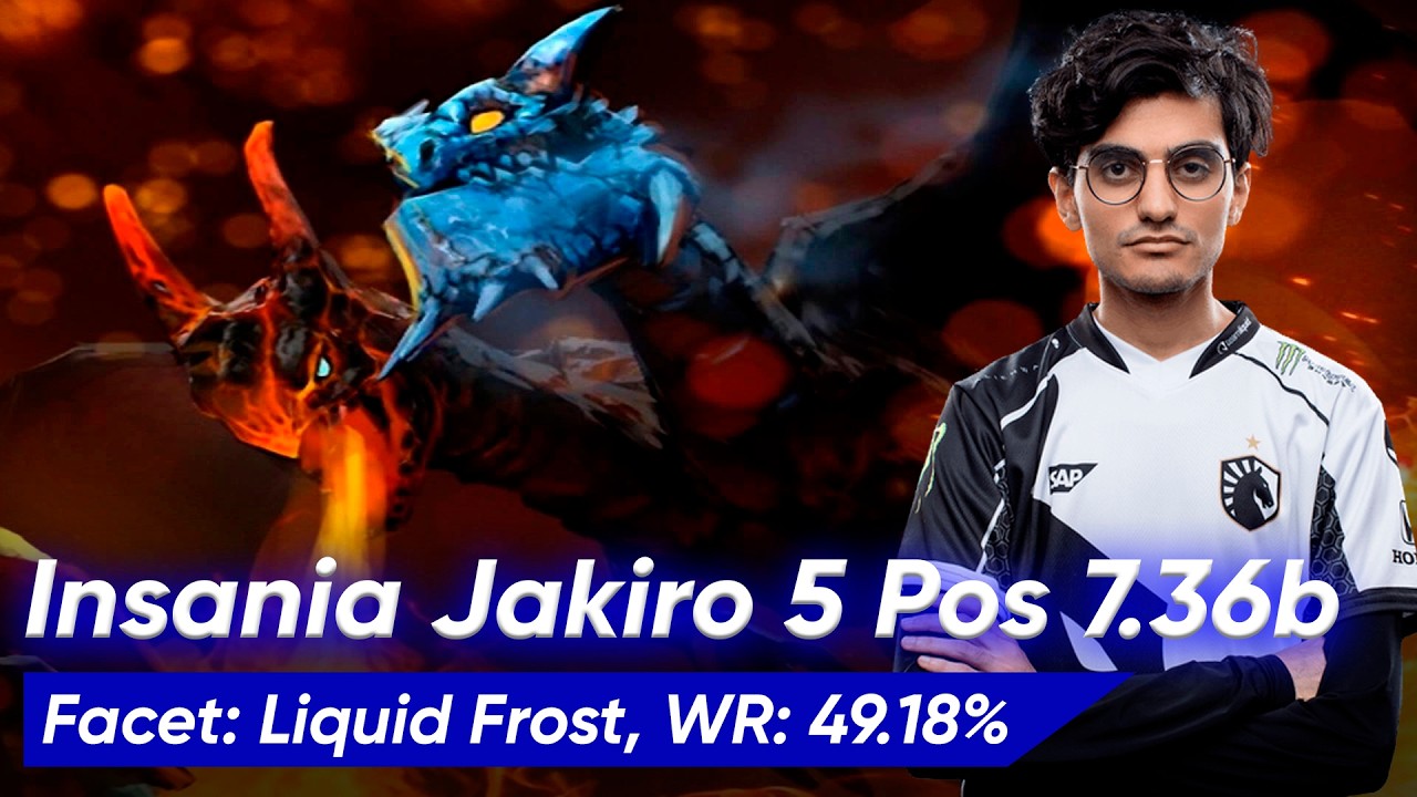 🐲 Insania JAKIRO 7.36 SUPPORT 5 Pos | Dota 2 Pro Gameplay
