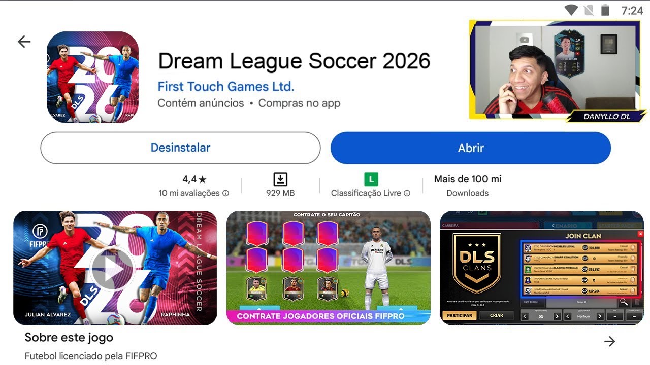 DREAM LEAGUE SOCCER 2026 ATUALIZAÇÃO OFICIAL, BETA (ANDROID/iOS) DATA DE LANÇAMENTO