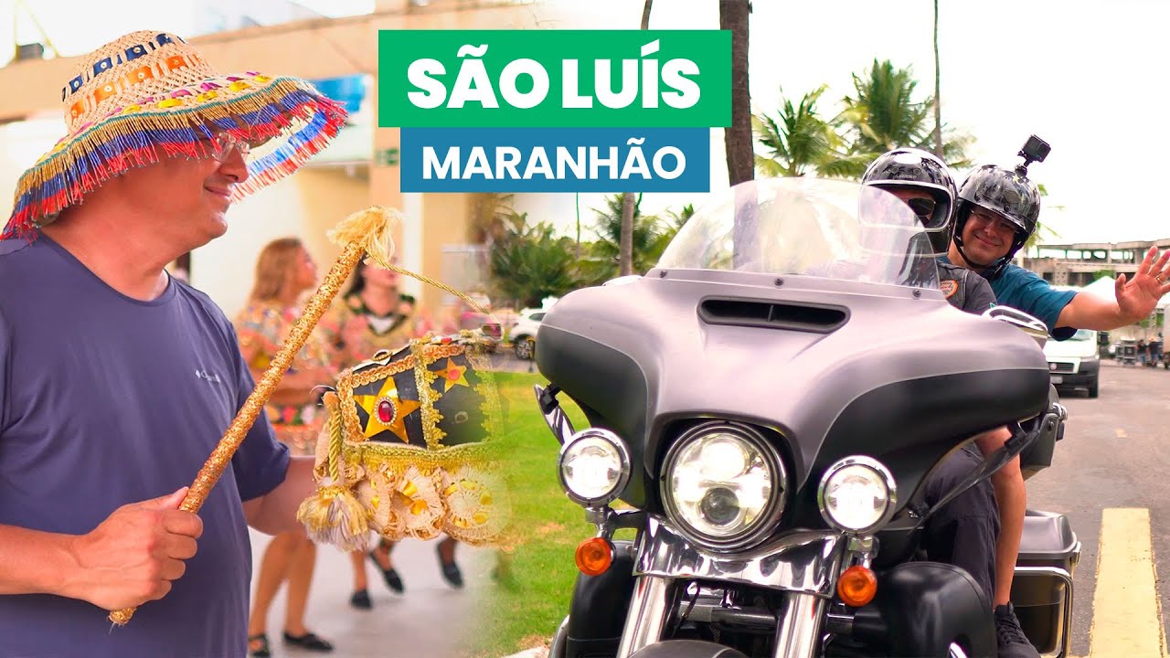 Um passeio DE MOTO por SÃO LUÍS e a casa de arte BARRICA  | Maranhão - Giro Brasil | Ep.6