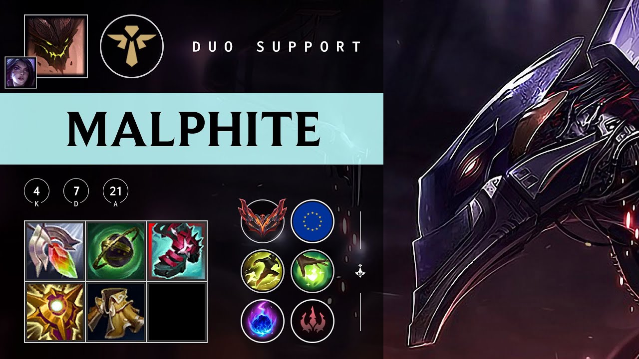 Malphite Support vs Soraka - EUW Grandmaster Patch 25.22