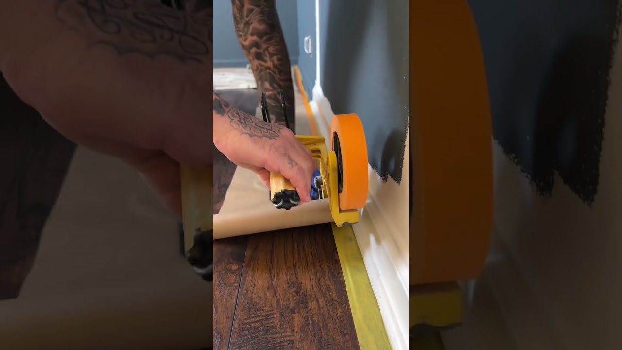 Protect your floors properly. #FrogTape #tape #protected