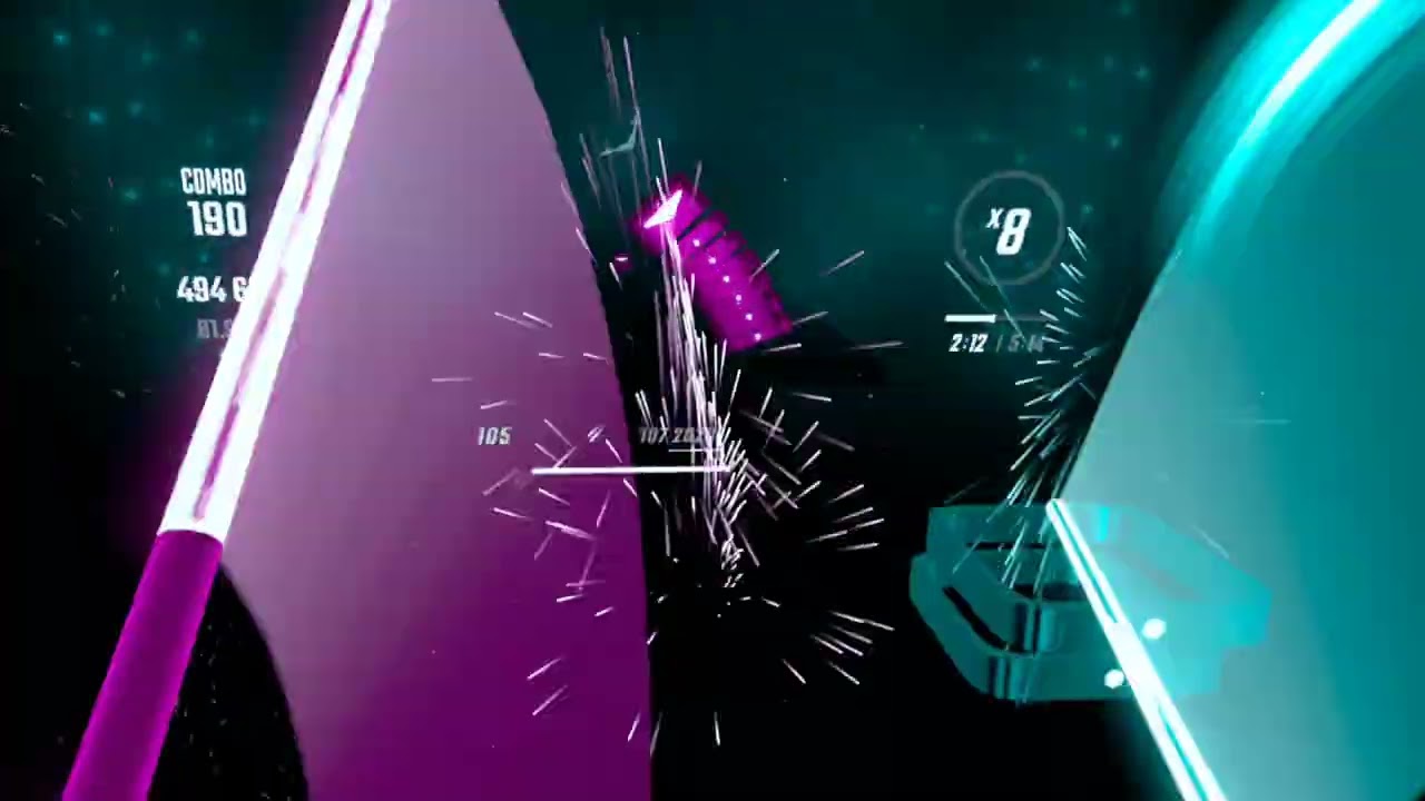 first time playing enter sandman\beatsaber\ i failed