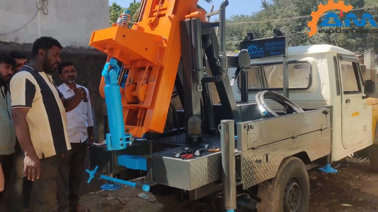 Hydraulic Borewell pipe lifting machine manufacturers #hosur #tamilnadu