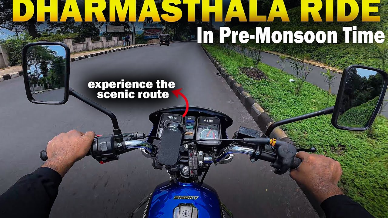Don&rsquo;t miss this RX ride ❌ scenic scenes 💦 Police kirik 😡Olle darshana #karnataka #dharmasthala #asn