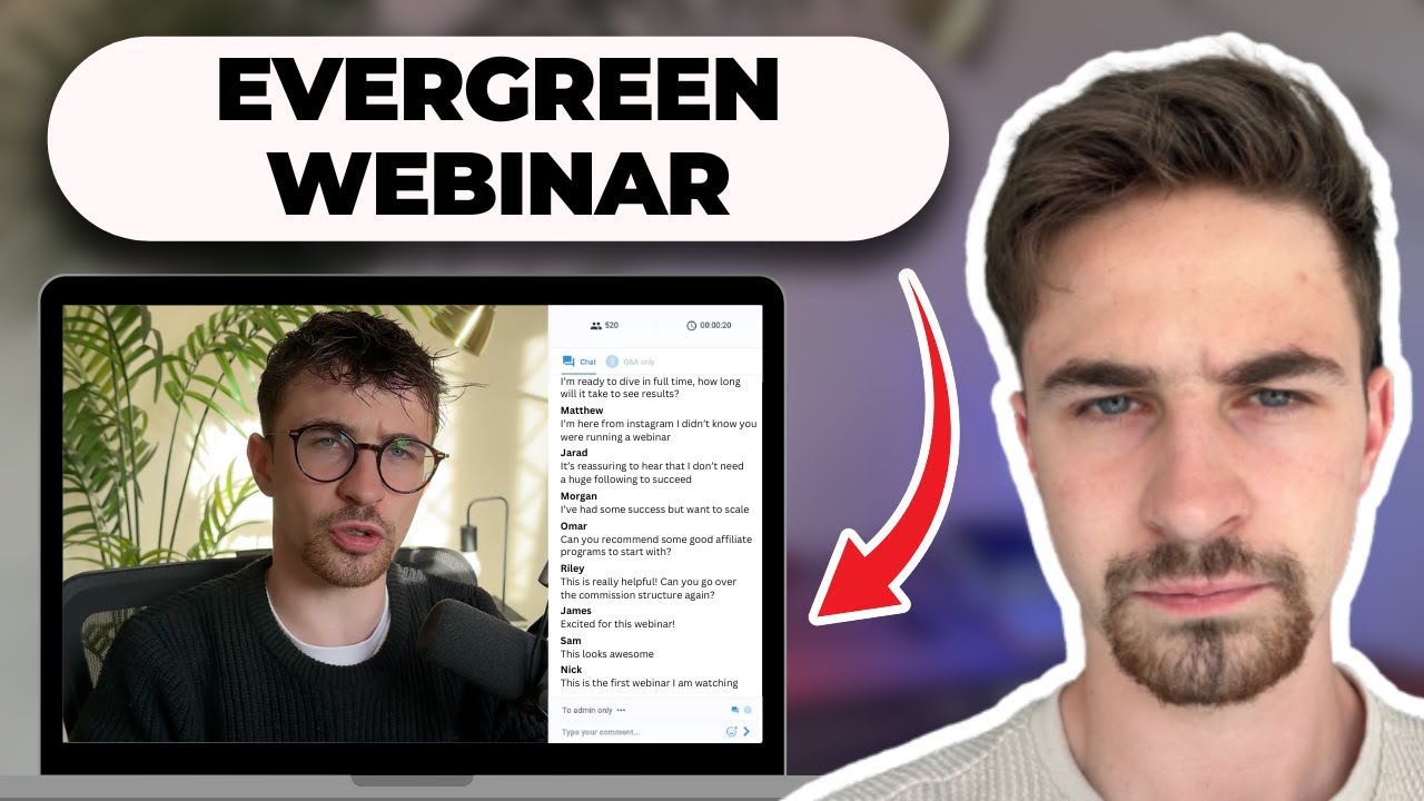 Как создавать вебинары Evergreen для начинающих в 2024 году (пошаговое руководство по EverWebinar)