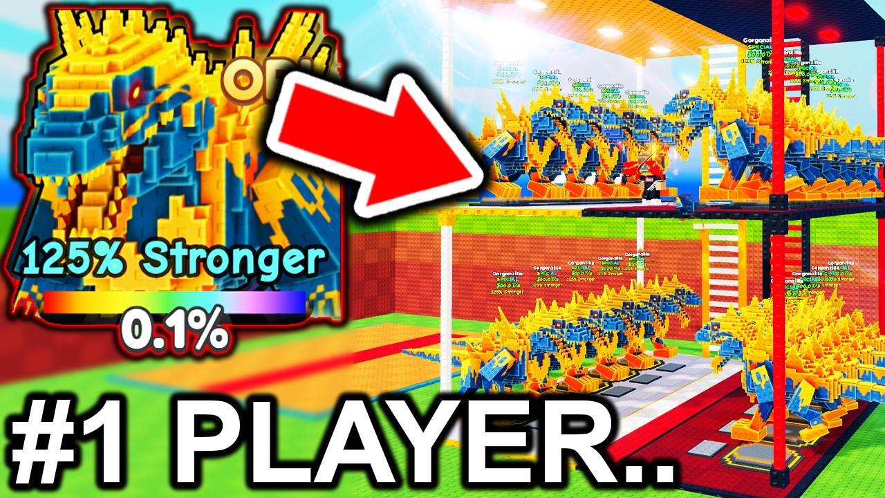 Using #1 LEADERBOARD PLAYER BRAINROTS in Roblox Be a Lucky Block