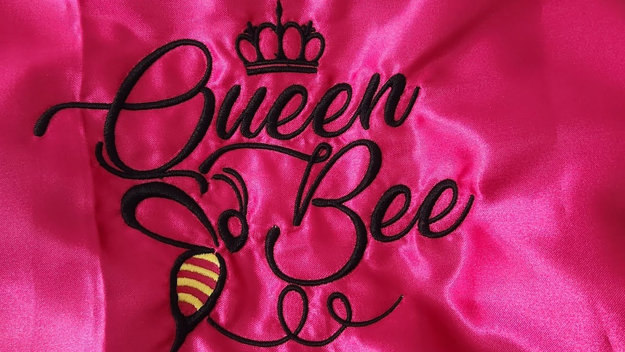 Sewing with Joy - Embroidering a satin hair bonnet