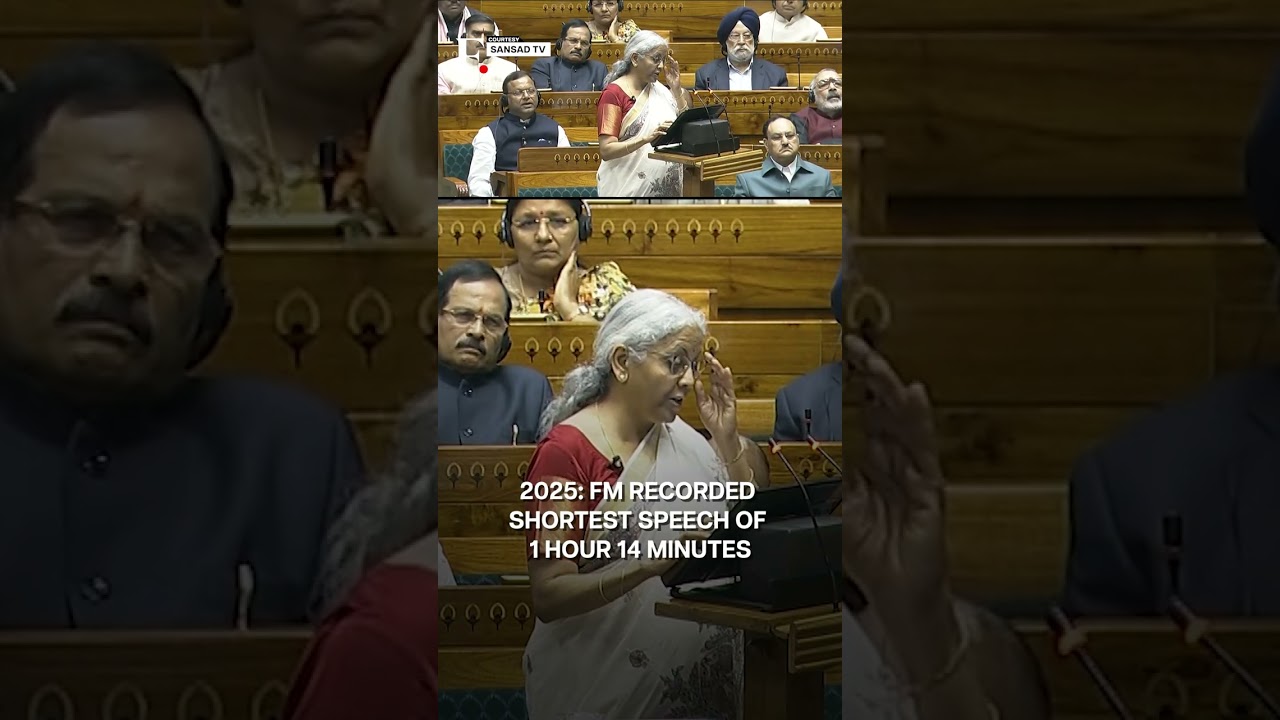 Budget 2026: Sitharaman’s 2nd Shortest Speech Lasts 85 Minutes | Subscribe to Firstpost | N18G