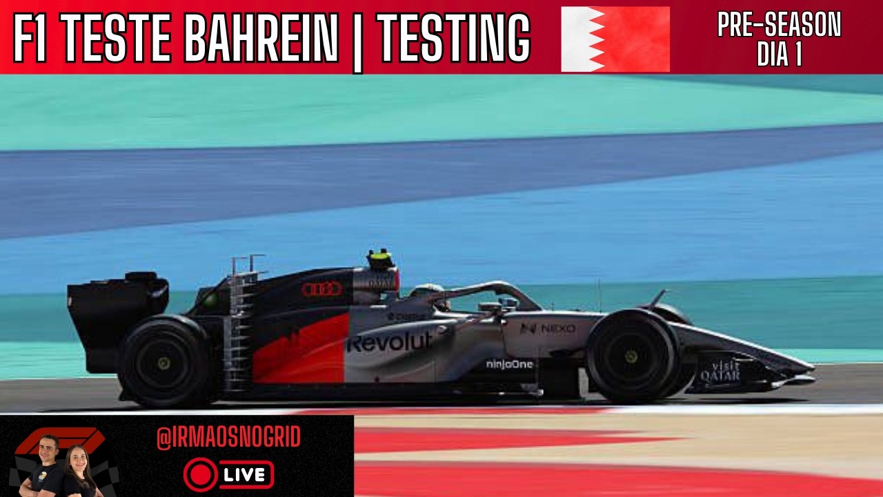 FORMULA 1 AO VIVO TESTE BAHREIN DIA 2 PRÉ SEASON | PRÉ TEMPORADA TESTING LIVE TIMING