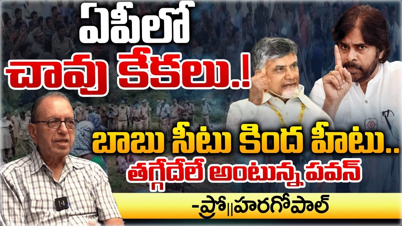 Prof Haragopal On AP Volunteers | Chandrababu | Pawan Kalyan | Red Tv