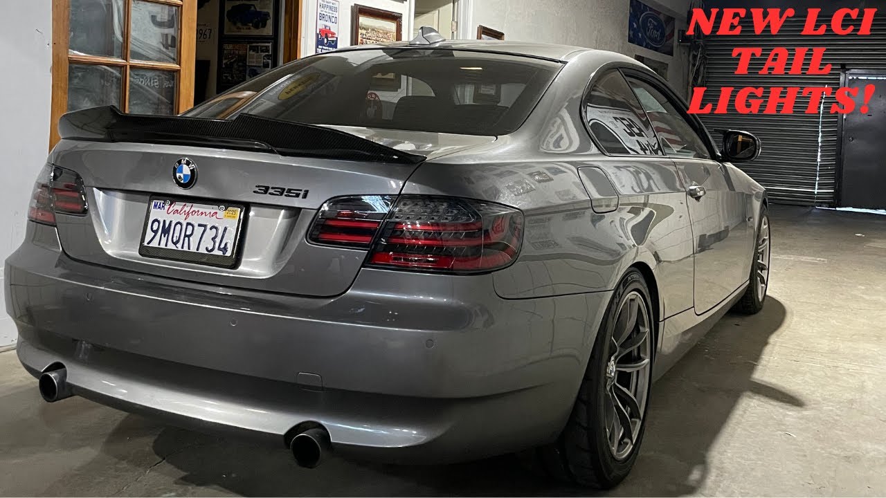 NEW BLACK LINE TAILLIGHTS FOR MY E92!!