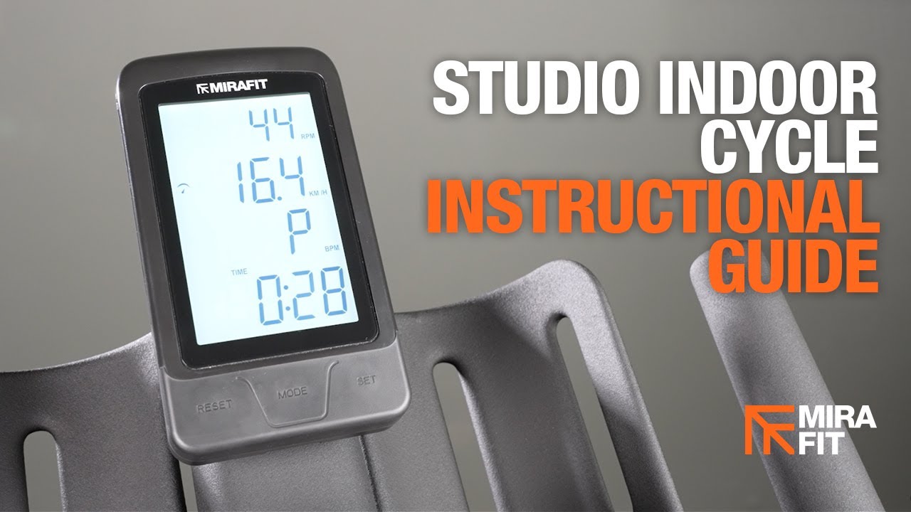 Mirafit Studio Indoor Cycle Monitor - Instructional Guide
