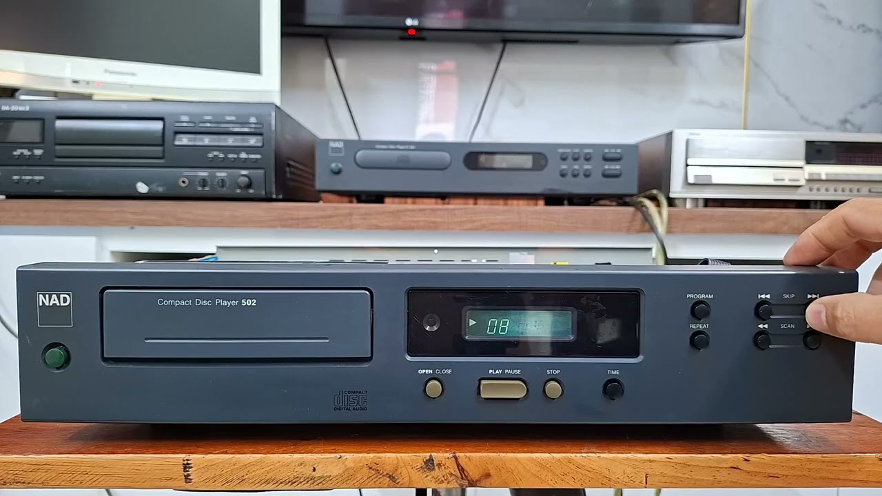 NAD 502 mắt đọc sony 210A dễ thay, chất âm vượt tầm giá 1,5 triệu, điện 220v 📲0907223269 🏡Hải Phòng
