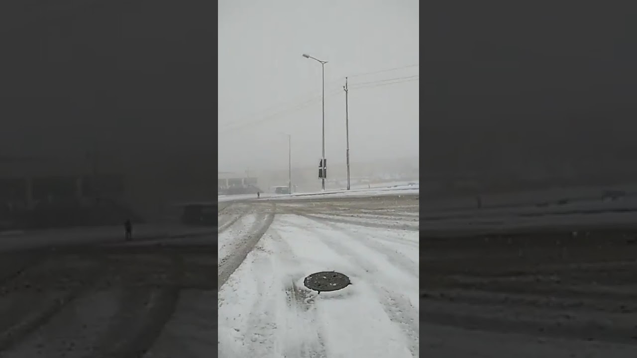 خۆپیشاندانی ملیۆنی سلێمانی بۆ پشتیوانی ڕۆژئاڤا - بەفر بارین - 23-02-2026 Sulaimany -  Snowy Morning