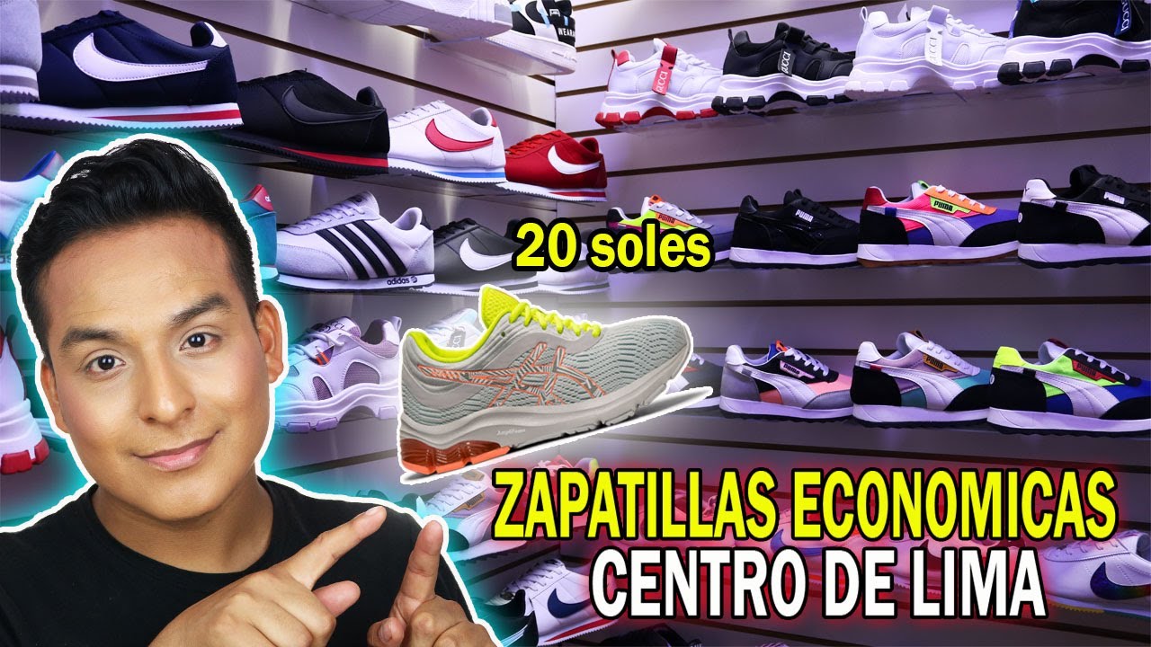 ZAPATILLAS ECONOMICAS DEL CENTRO DE LIMA - GALERIA JUAN CASTILLA