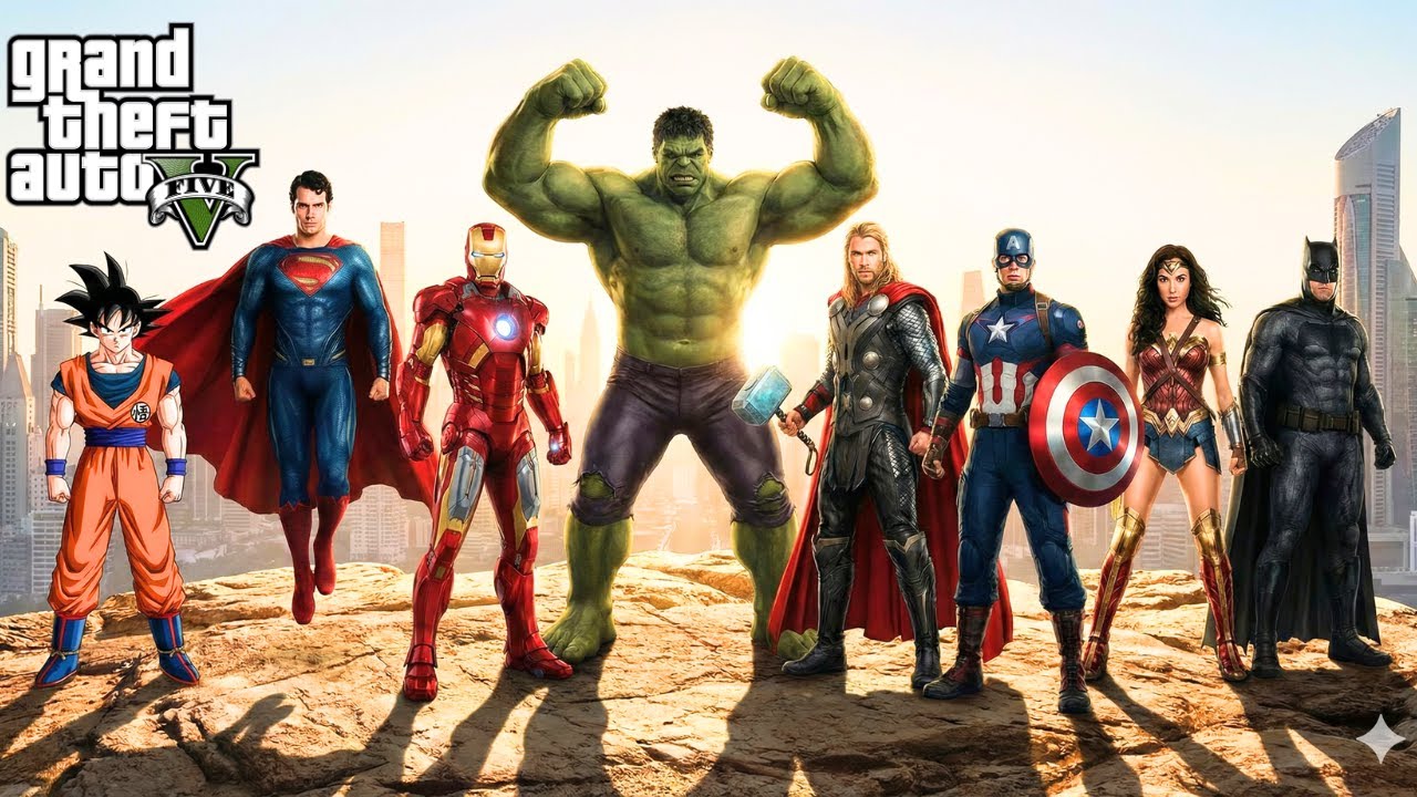 GTA 5 Superhero Fight Live 52 | KING Gaming #viral #gameplay #gaming #gta #gta5
