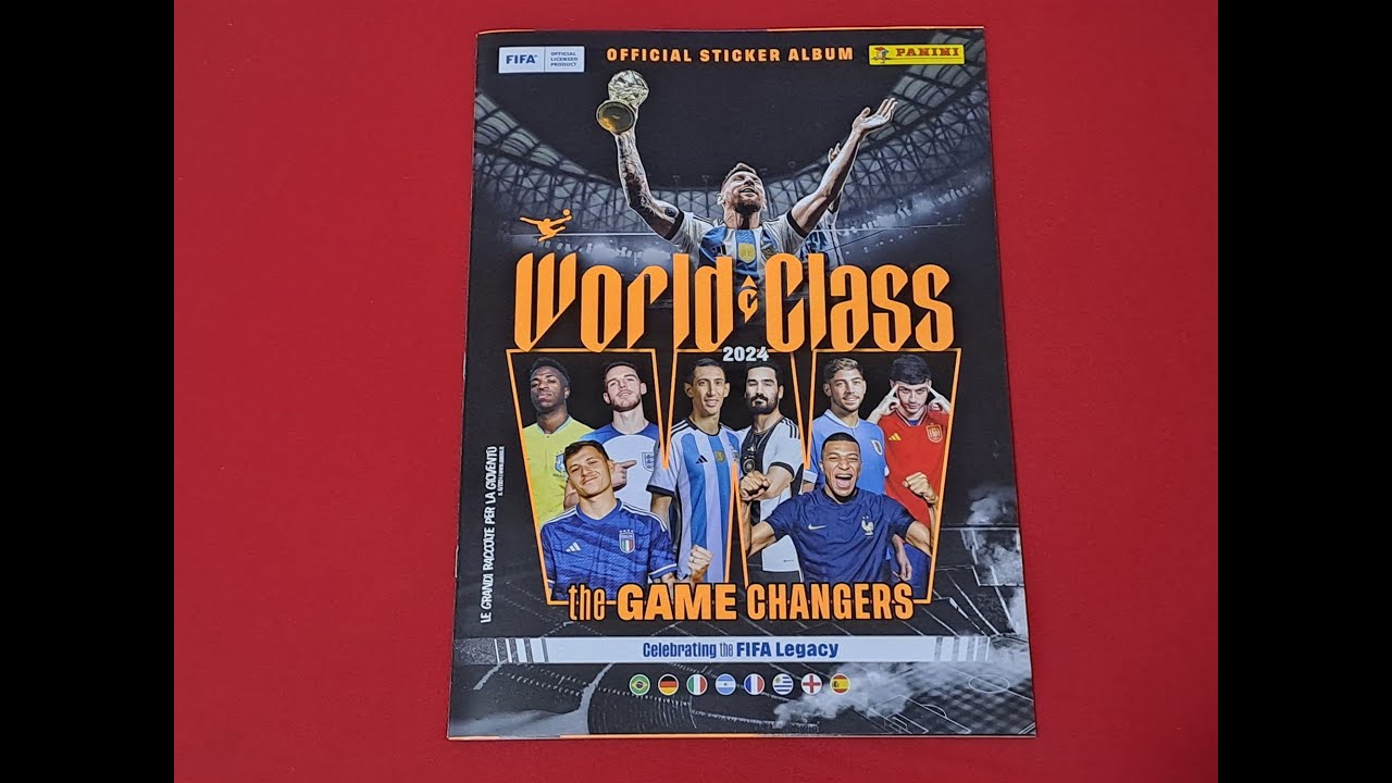 Panini World Class 2024 Album figurine stickers completo complete 100%