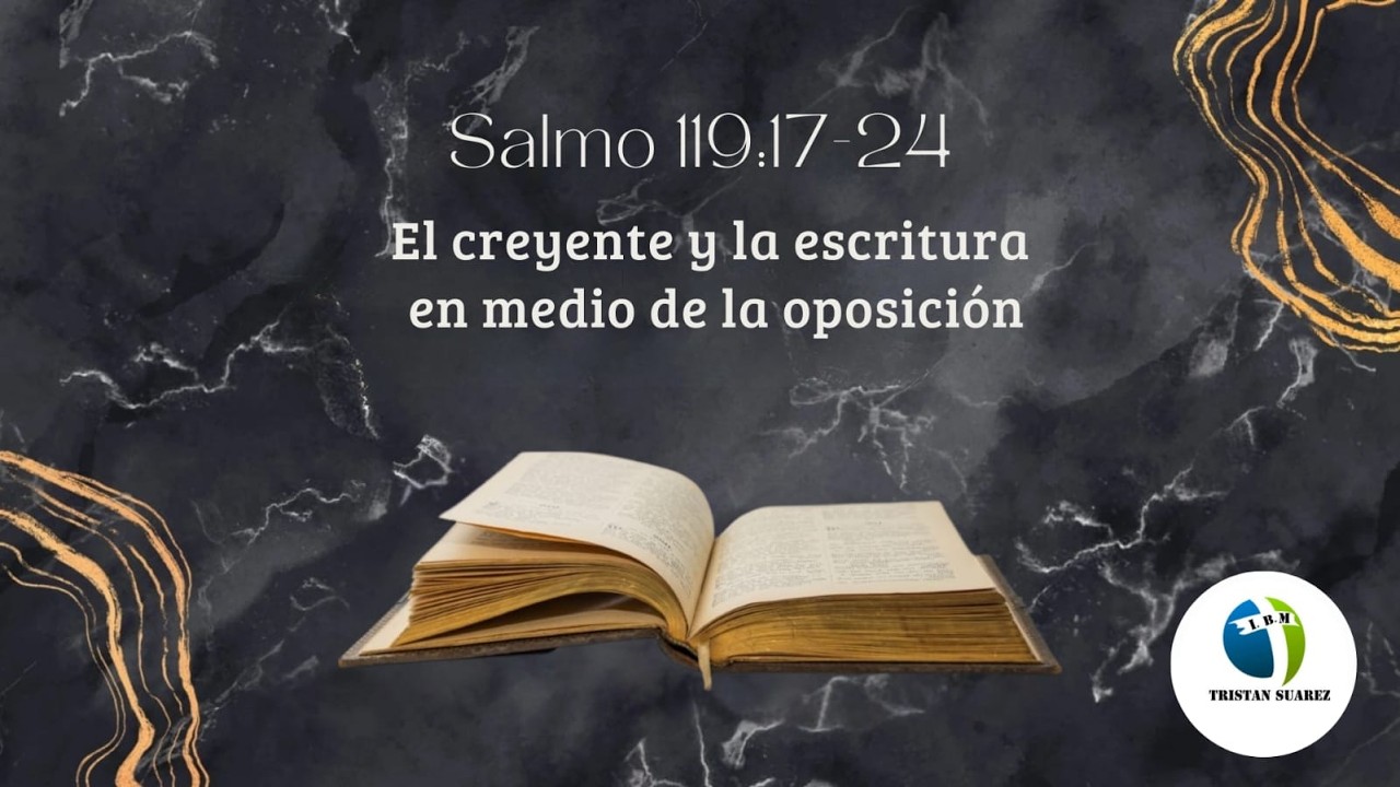 Salmo 119:17-24 | El creyente y la escritura en medio de la oposición (parte 1) | Hno. Jonatán Delón