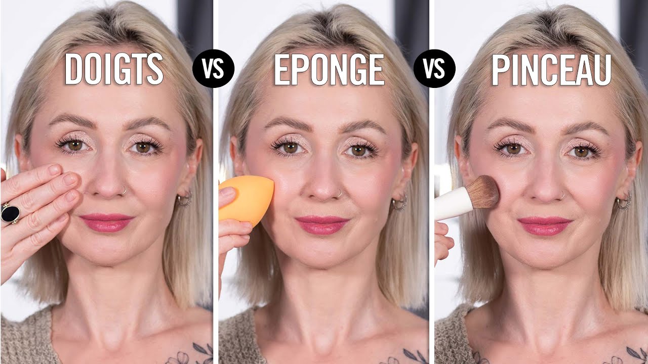 La MEILLEURE application fond de teint pour une peau parfaite ! Eponge, doigts ou pinceau ?