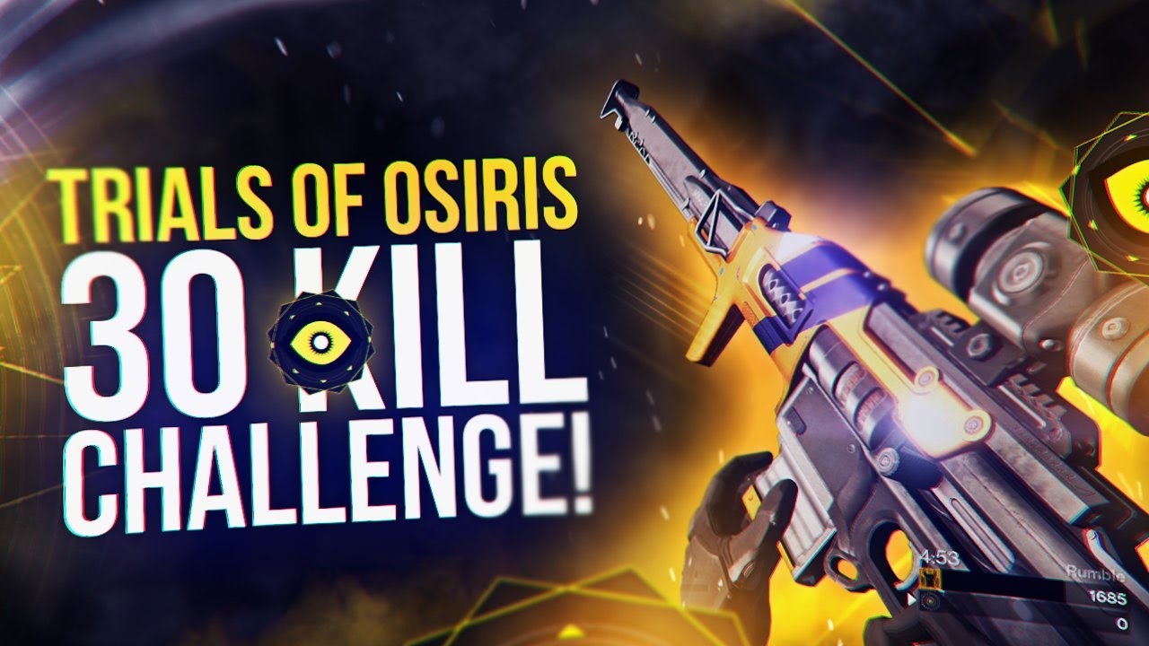 Destiny: Trials of Osiris 30 Kill 1v3 Challenge Attempt!