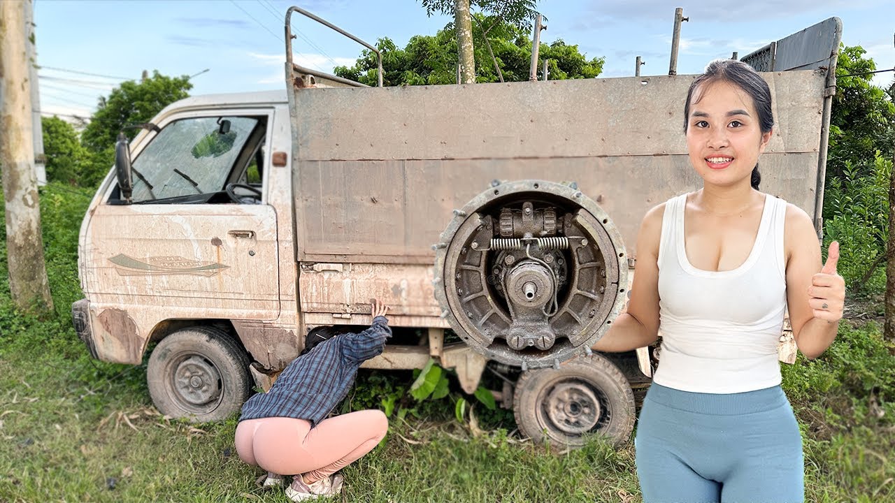 Talented 18-Year-Old Girl Shocks Everyone With Full Restoration of Abandoned 1999 Daewoo Truck