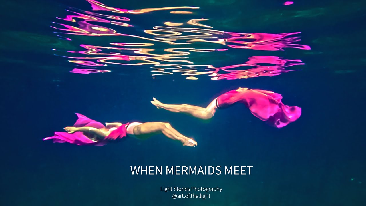 WHEN MERMAIDS MEET x Dimitra & Sofia - Amanati x Roniit - Slow #mermaid #ocean #dance  #underwater