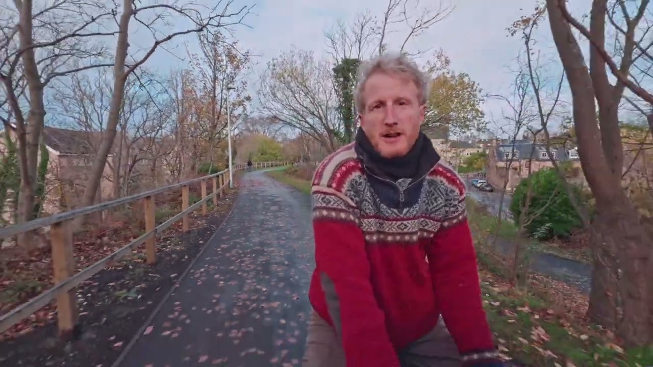 Will Pickvance Cycling the Roseburn Path