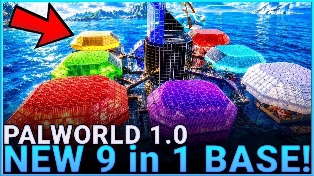 НОВАЯ НЕВЕРОЯТНАЯ ВОДНАЯ БАЗА 9 В 1 &mdash; Обзор и расположение водной базы в Palworld 1.0