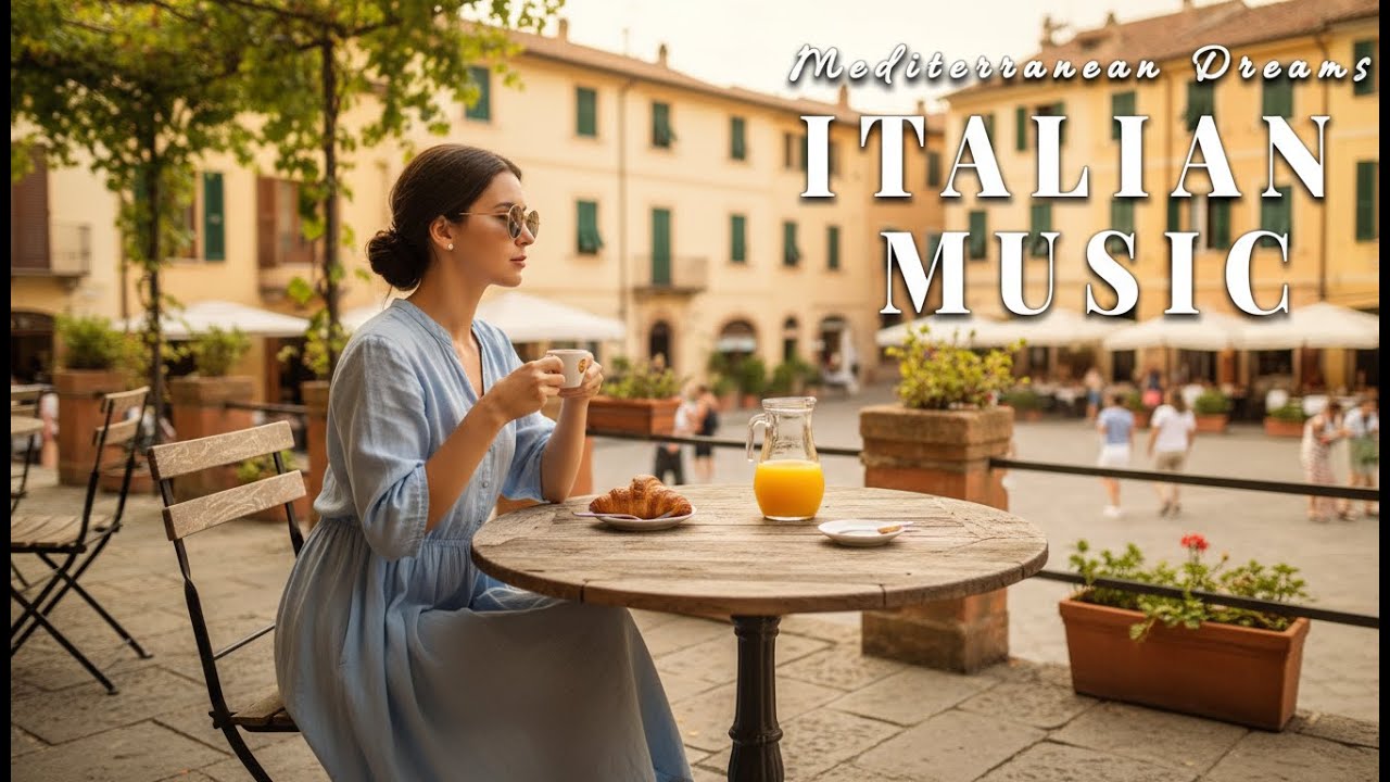 🎶 Italian Vibes & Mediterranean Music 🎶 Amalfi Coast Cliffside Villages & Lemon Grove Peace
