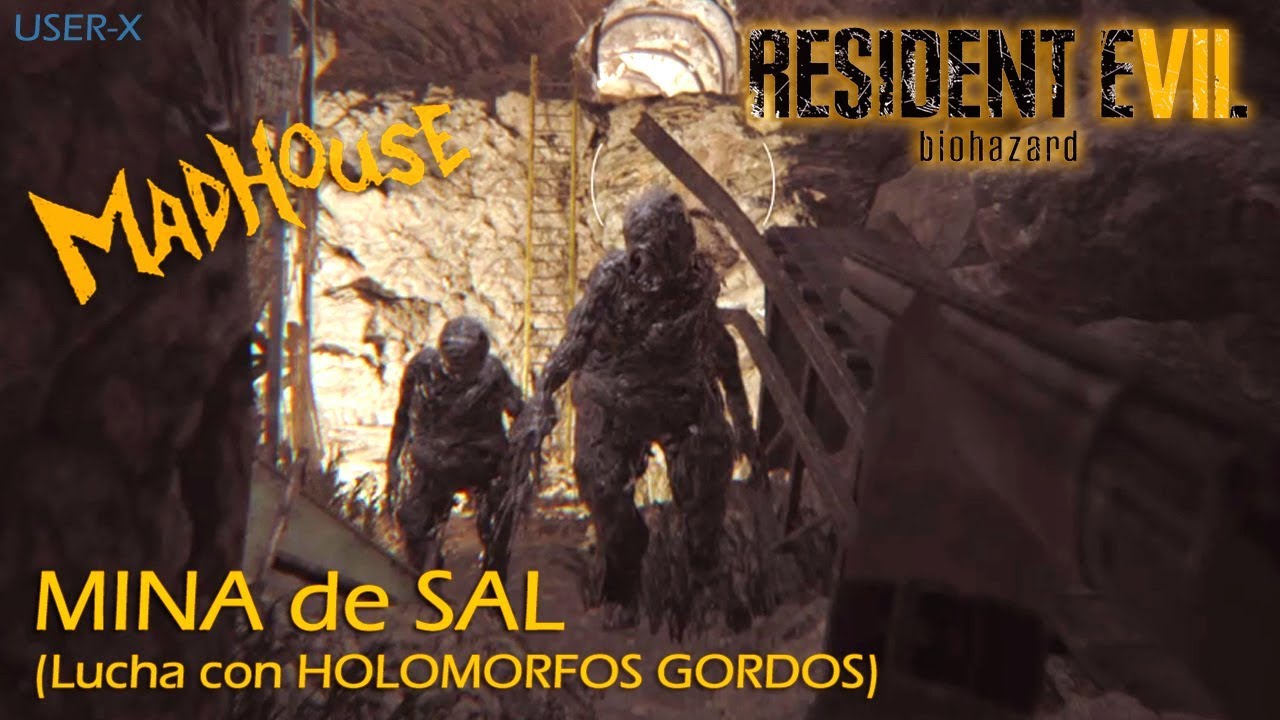 Resident Evil 7 [PS4] SALIDA MINA DE SAL - MINI-Jefes (Gran Holomorfos) MADHOUSE | Español