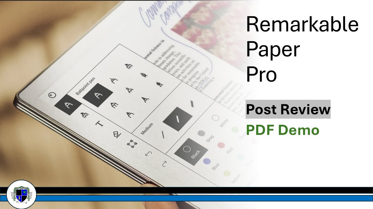 reMarkable Paper Pro: краткая демонстрация PDF-файла