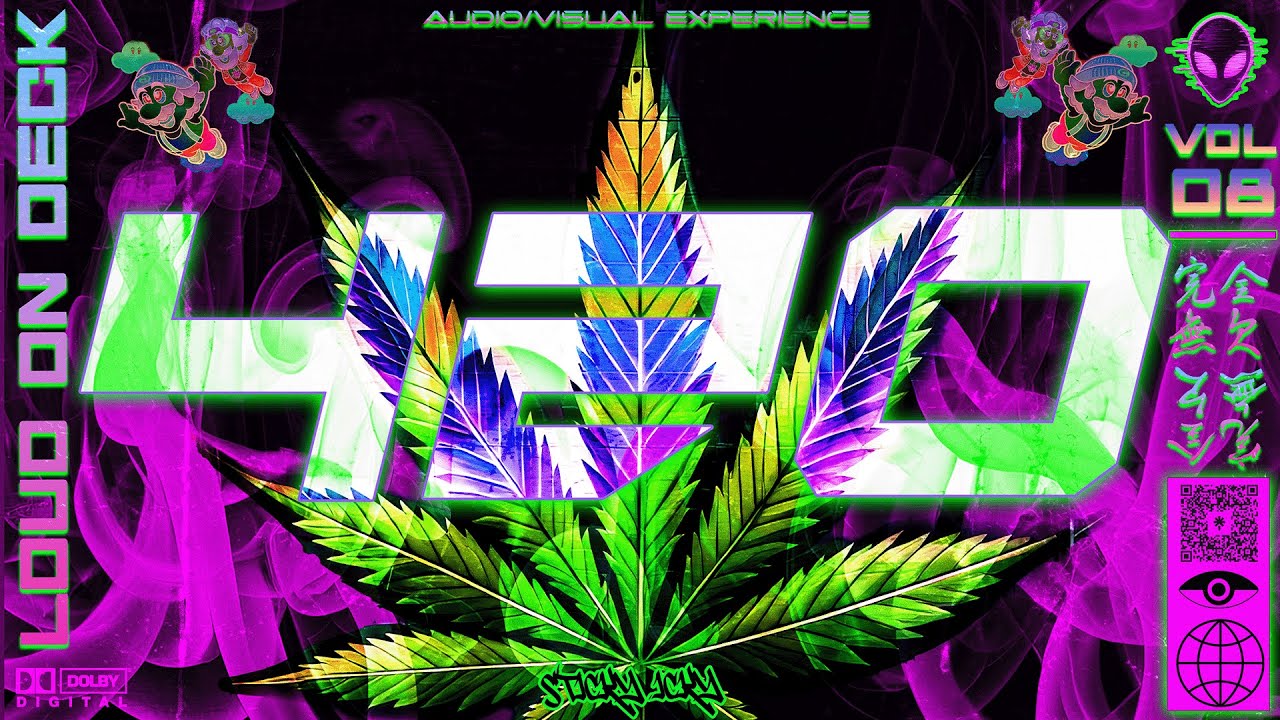 420 Mix - Loud on Deck 008 — Deep Dubstep, Trap & Experimental Bass Music [Audio Visualizer Trip] 4K