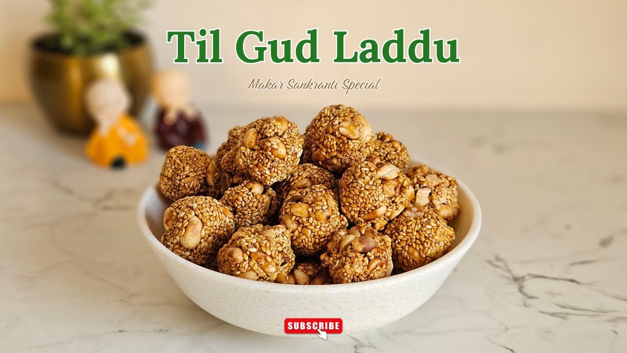 ❤️Til Gud Laddu Recipe | Sankranti Special Sesame Jaggery Ladoo🌿 | Soft & Tasty #tilkeladoo