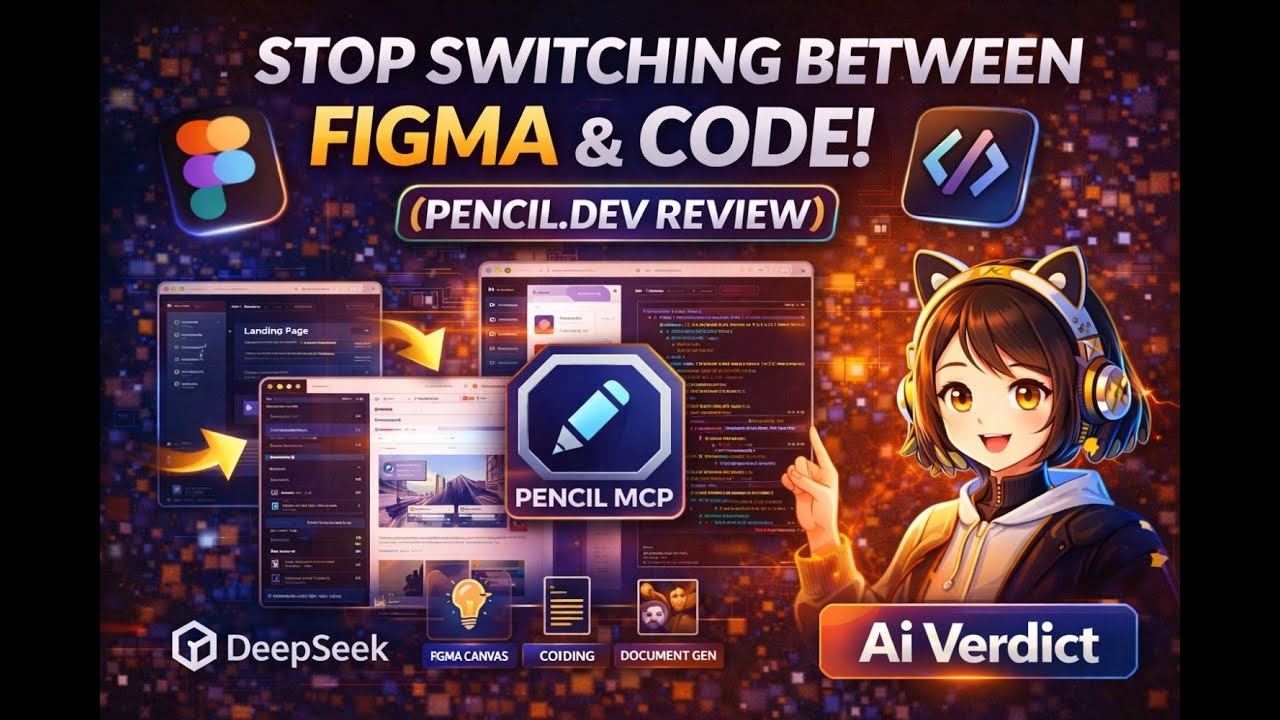 STOP Switching Between Figma & Code! 🛑 (Pencil.dev Review & Tutorial)