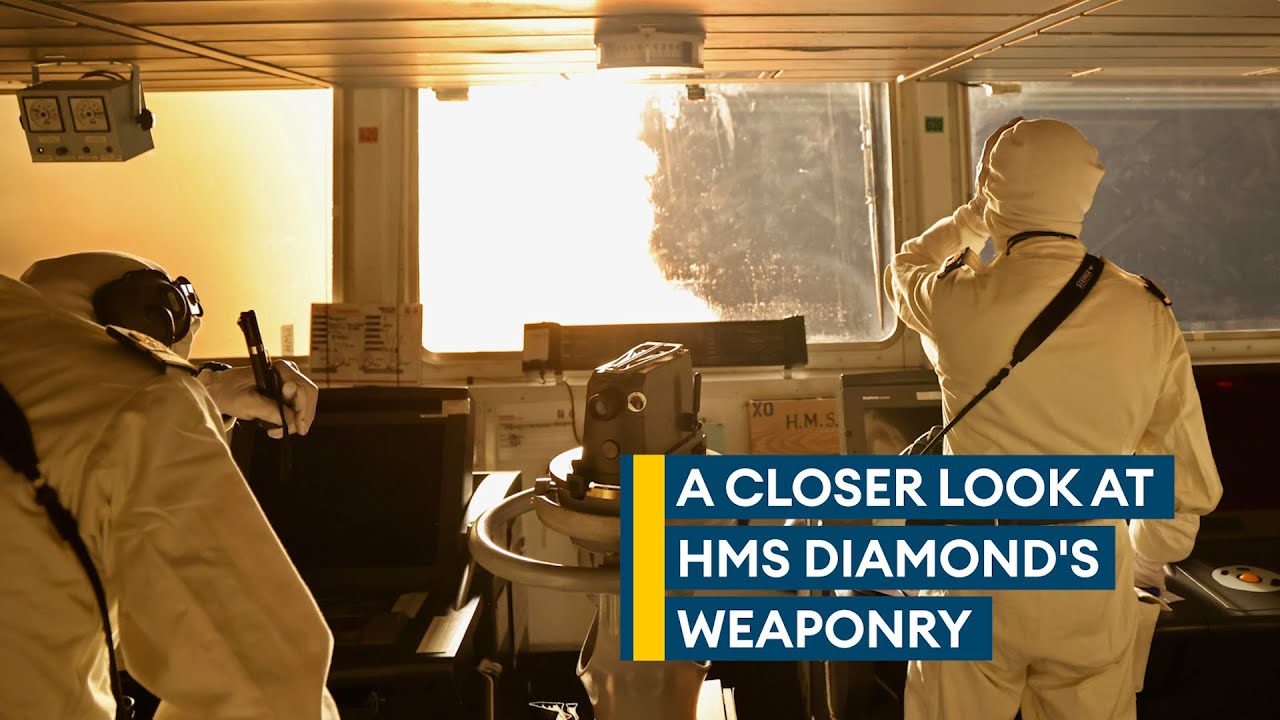 HMS Diamond's weapons explained as warship shoots down seven Houthi drones