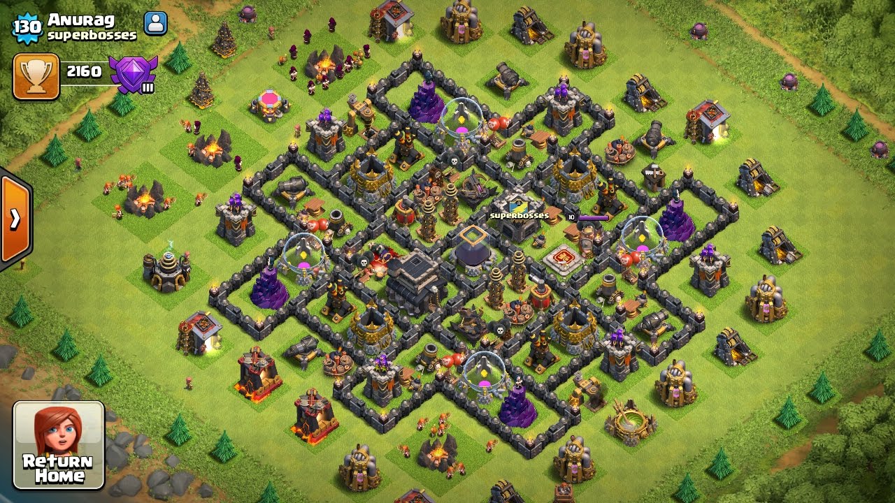 Clash Of Clans TH9 Base Build!