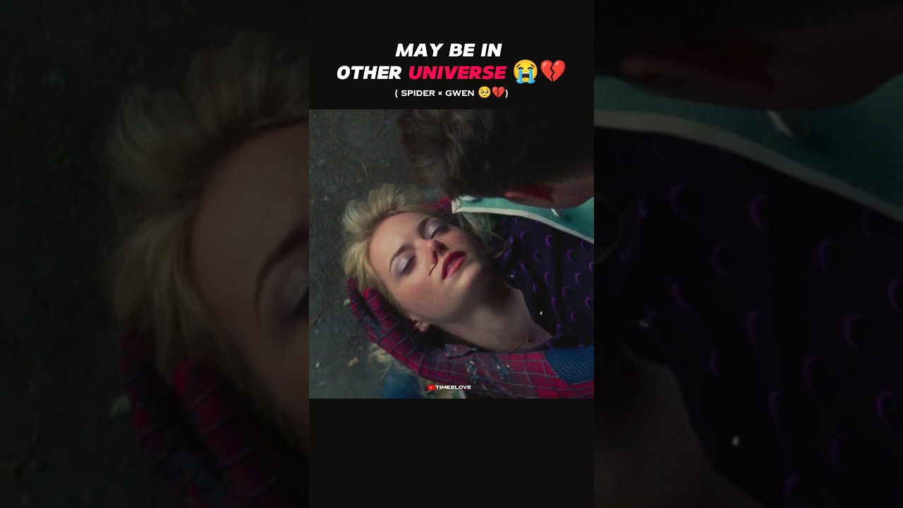 Lost of love 🥺💔 Spider man sad status gwen&times;spiderman 💔 #time2love #shorts