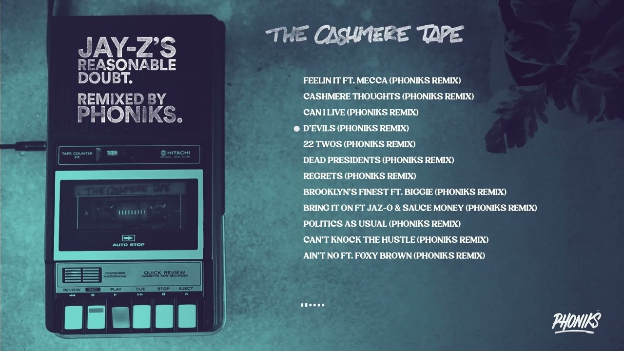 'The Cashmere Tape’ | Phoniks Remixes Jay-Z’s Classic ‘Reasonable Doubt’ (Full Album)