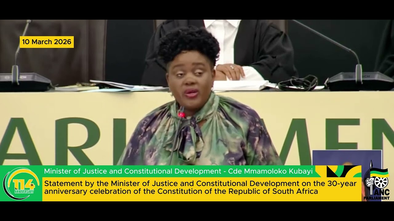 Statement by the Minister of Justice and Constitutional Development 