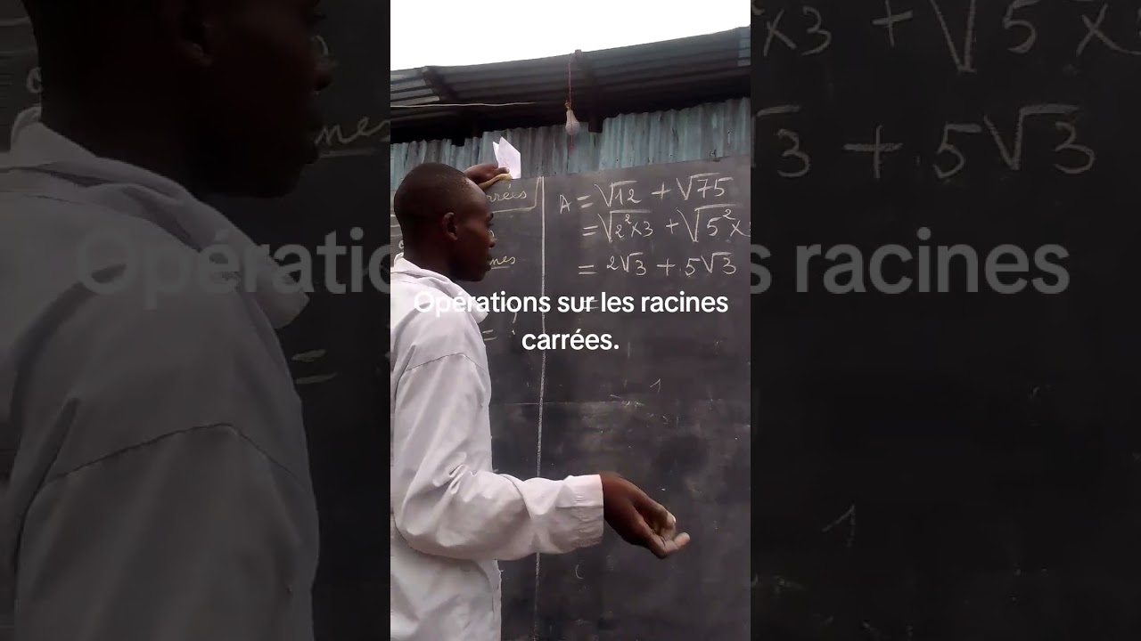 Opérations sur les racines carrées 