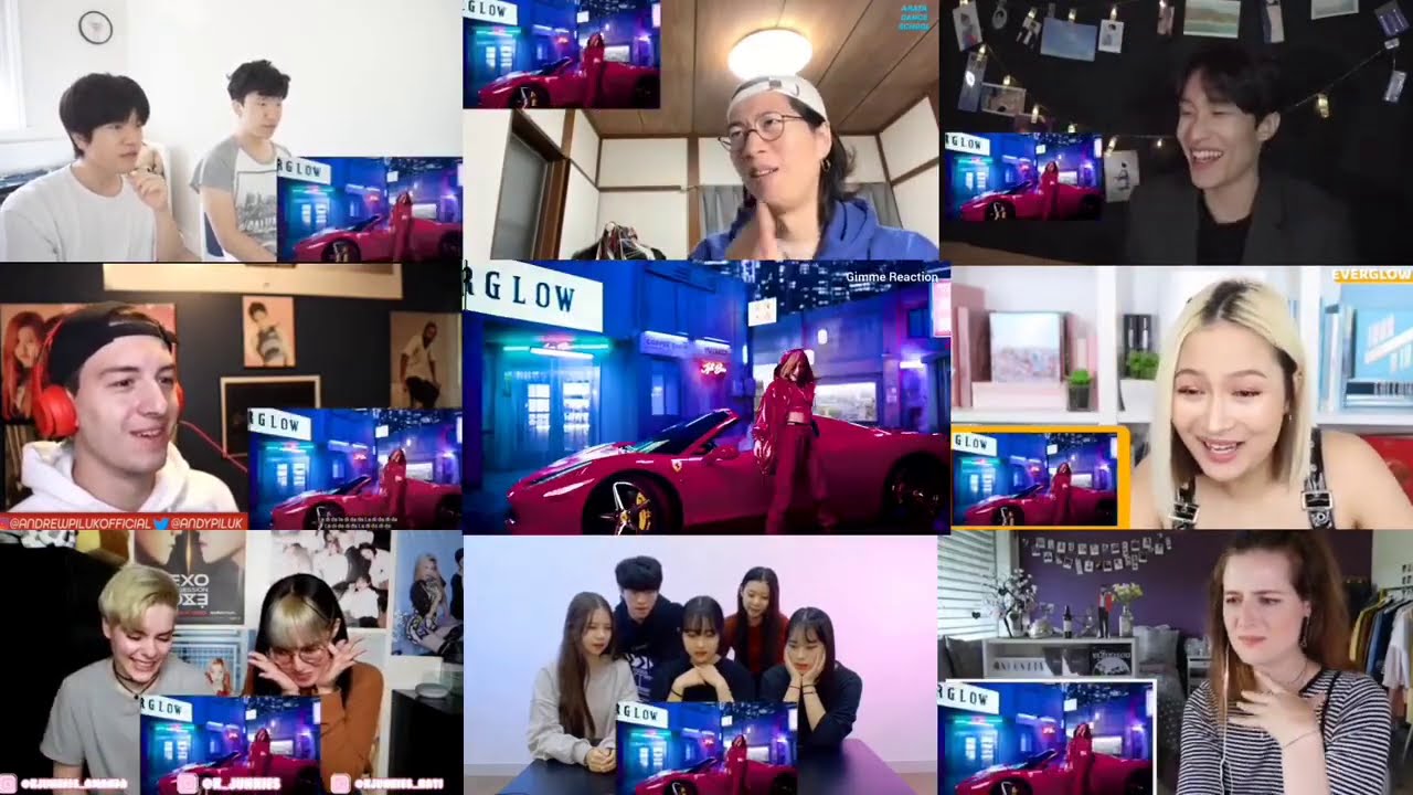 EVERGLOW (에버글로우) - LA DI DA MV Reaction Mashup