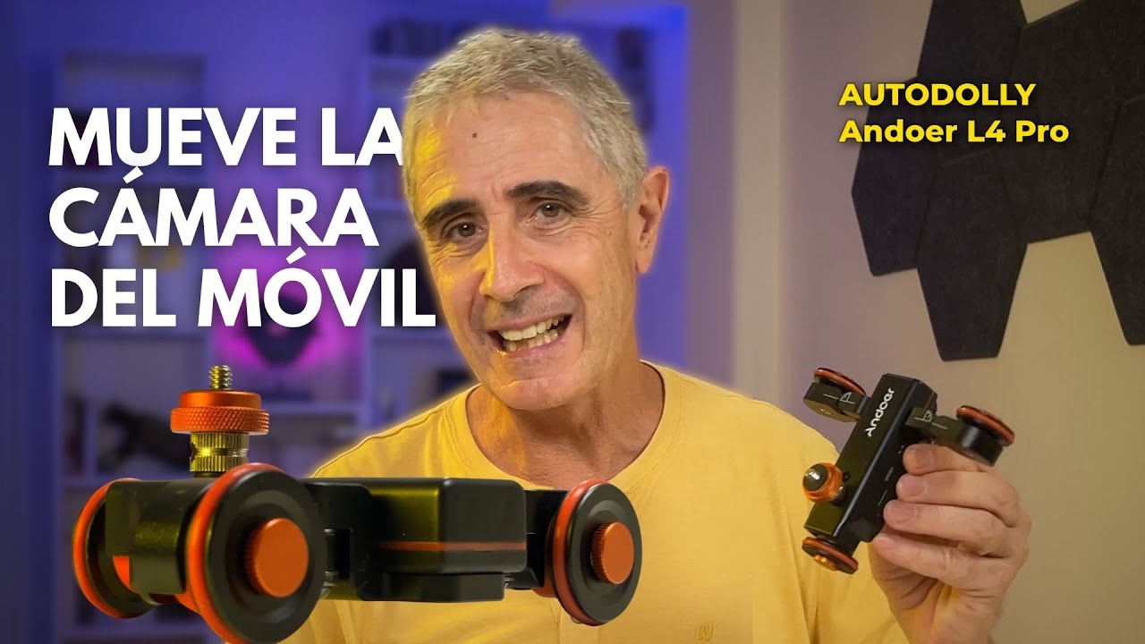 Cómo hacer movimientos de cámara épicos con tu móvil y la dolly Andoer L4 Pro #dolly #videomovil